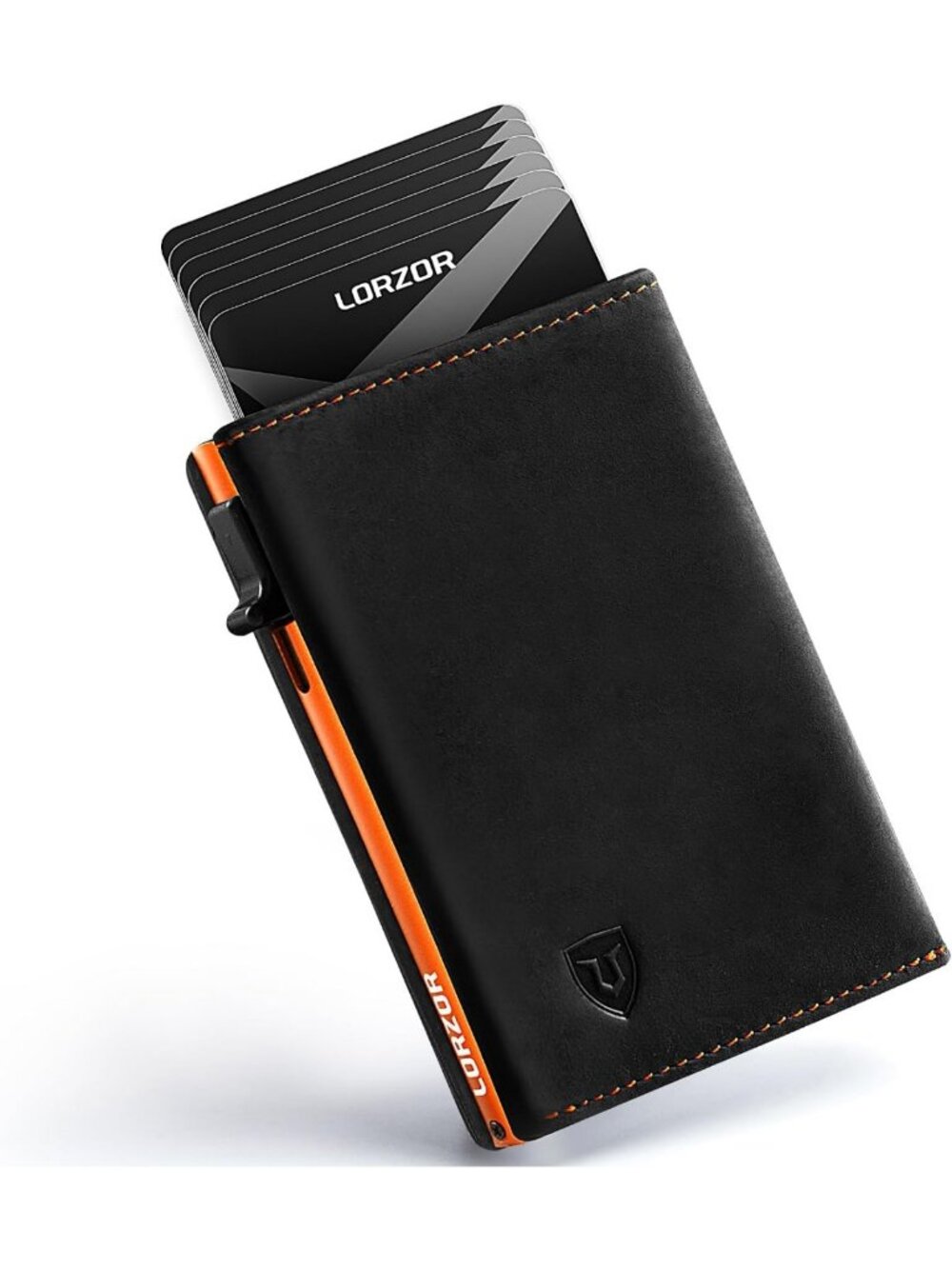 Men's Trifold Wallet - Full Grain Leather, RFID Blocking, Minimalist Design